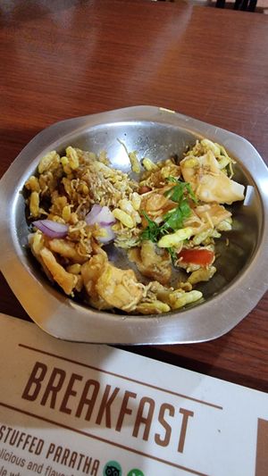 Bhel puri at Five Chutneys in Arusha