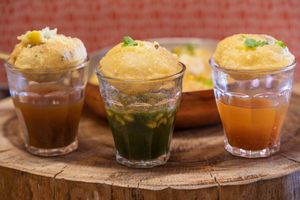 Pani Puri at Five Chutneys in Arusha