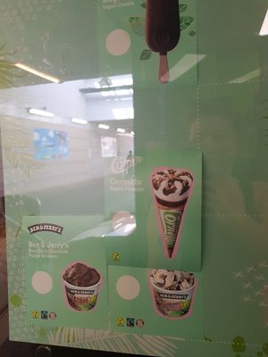 Vegan ice cream at Big Burger in Amsterdam