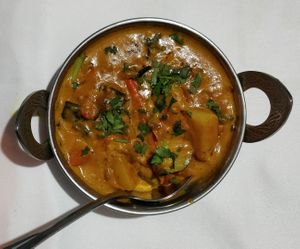 Caju Curry at Sri Annapurna in Barcelona