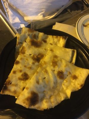 Cheese Naan - vegetarian  at Sri Annapurna in Barcelona