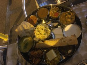 North Indian Thali at Sri Annapurna in Barcelona