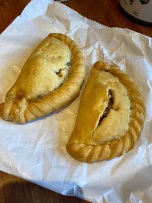 Vegan Cornish pasty at Lenny's of Rochester in Rochester