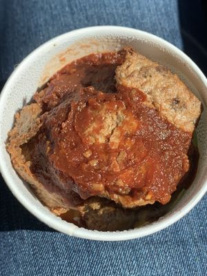 Vegan rib tips at Vegan Mob in Oakland