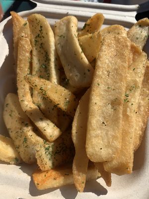 Mob fries at Vegan Mob in Oakland