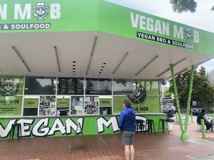 Okay!!!  at Vegan Mob in Oakland