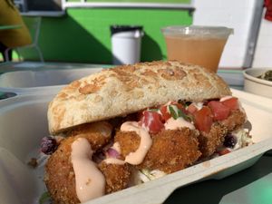   at Vegan Mob in Oakland