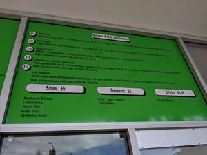 Menu at Vegan Mob in Oakland