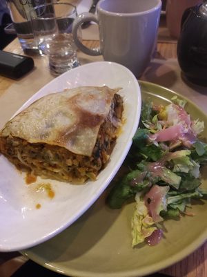 Vegan lasagna at apeti - Ségur in Paris