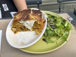 vegan lasagna   at apeti - Ségur in Paris