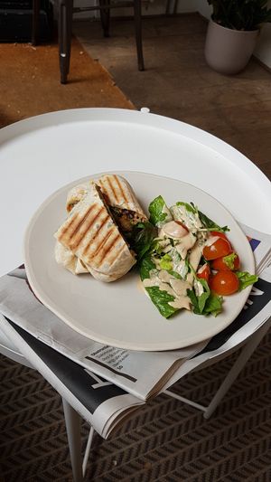 Burrito wrap at Oliver Green - East in Amsterdam