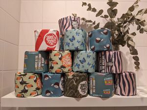 In the toilet at Oliver Green - East in Amsterdam