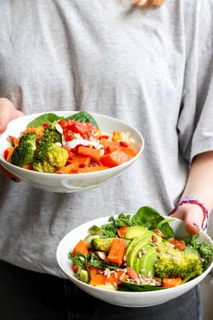 Great Macro and Salad Bowls at Oliver Green - East in Amsterdam