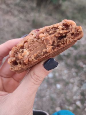 Cookie vegana de crema de Lotus y nueces at Delightcious in Terrassa