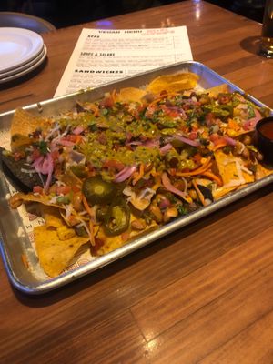 Vegan nachos  at HiFi Clyde's in Chattanooga
