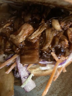 Pulled jackfruit at Dark Arts Cafe & Bar in Coffs Harbour