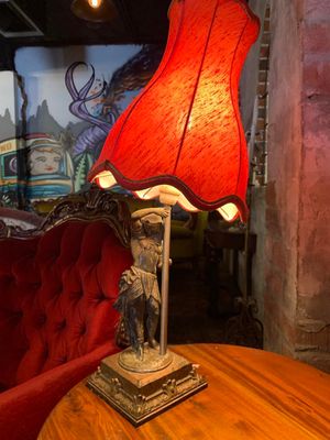 Cool lamp! at Dark Arts Cafe & Bar in Coffs Harbour