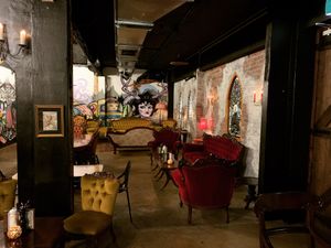 Decor at Dark Arts Cafe & Bar in Coffs Harbour