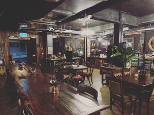 Decor at Dark Arts Cafe & Bar in Coffs Harbour