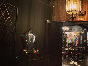 Laneway entrance at Dark Arts Cafe & Bar in Coffs Harbour