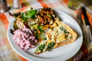Quiche & Salads at Fortify Cafe in Maidstone
