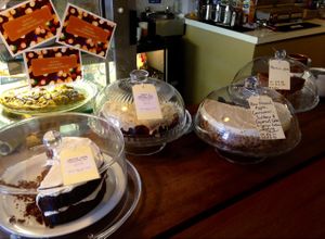 so many freshly made cakes to choose at Fortify Cafe in Maidstone