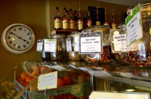 a load of teas and drink choices at Fortify Cafe in Maidstone