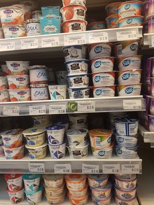 More vegan yoghurts at Riba Smith Supermercado - Bella Vista in Panama City