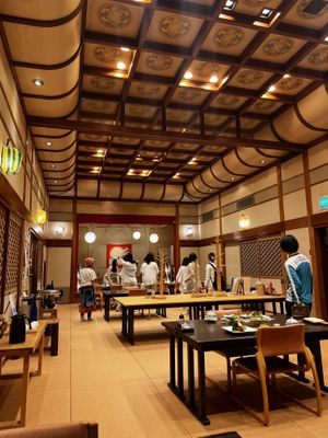 Dining hall!  at Goen no Mori in Yugawara