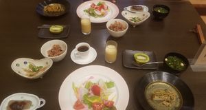 breakfast at Goen no Mori in Yugawara