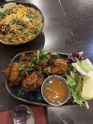 Veg pakora   at Namaste Delhi in Aberdeen