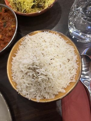 Mushroom rice   at Namaste Delhi in Aberdeen