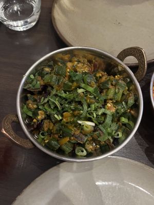 Okra du pyazza   at Namaste Delhi in Aberdeen