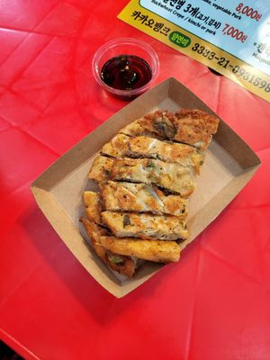 Mungbean Pancake (only Option) at Koreapizza in Busan