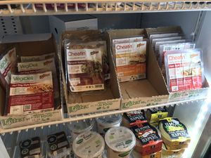 Discovered this brand of vegan slices - really good. at Kind Earth in Llanelli