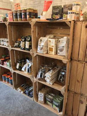 Lots of important vegan staples  at Kind Earth in Llanelli