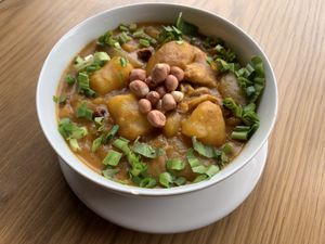 Vegan Massaman Curry at Coconuts in Krabi