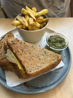 Masala toastie   at Temperance in Halifax