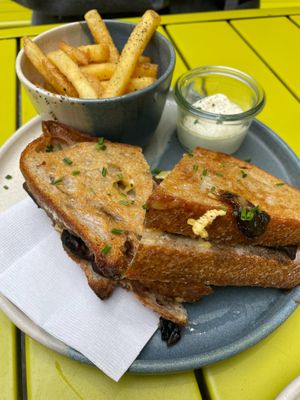 Mushroom Grilled Cheese at Temperance in Halifax