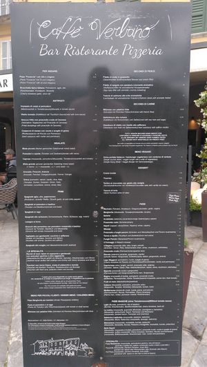 One vegan menu with vegan steak or burger. at Caffé Verbano in Cannobio