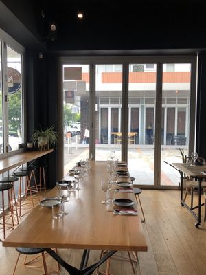 Lots of seating area at MiMi in Adelaide