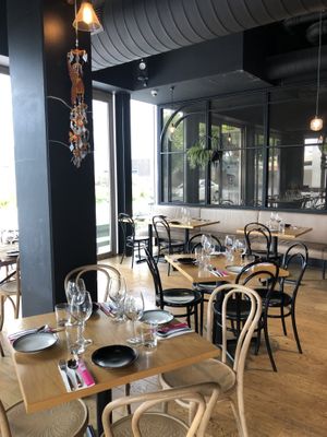 Tables at MiMi in Adelaide