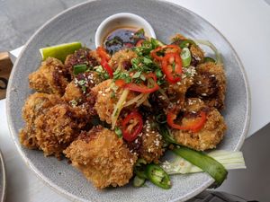 Buffalo cauliflower wings at The Dowry in Lerwick