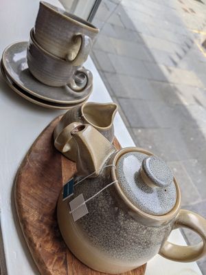Tea and oat milk at The Dowry in Lerwick