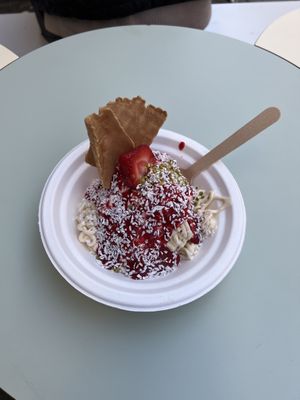 spaghetti vegan  at Lecko Mio in Berlin