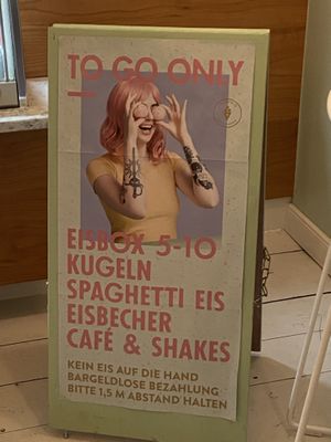 Shakes and ice cream  at Lecko Mio in Berlin