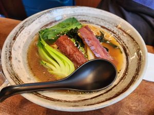 Tonkatsu Ramen (Vegan) at Maki & Ramen - W Richmond St in Edinburgh