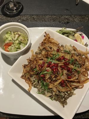 Mujadara main  at Savaro in Honley