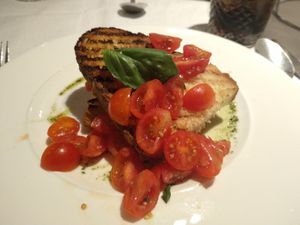 Classic bruschetta at Da Sandro in Huddersfield