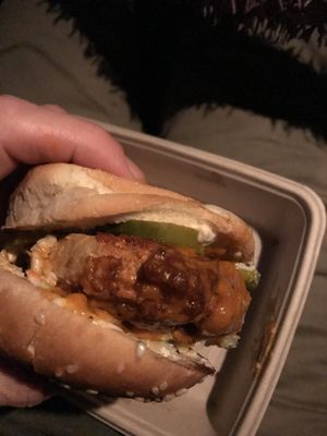 Chikn sammie at Veggie Grill by Next Level in Burbank